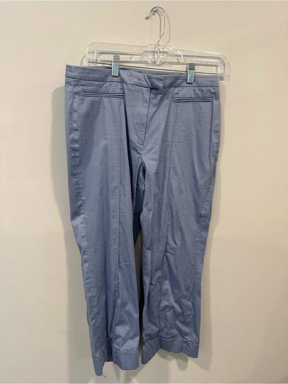 Willi Smith Light Blue Women's Capris - Tailored Crop